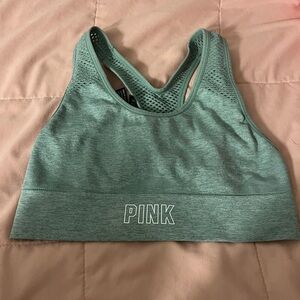 PINK Victoria's Secret Teal Sports Bra